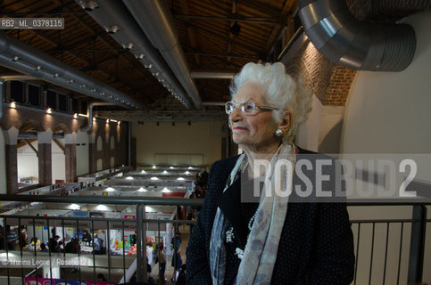 Italian senator and Shoah survivor Liliana Segre at Bookpride. Milan, March 16th, 2019. La senatrice e sopravvissuta della Shoah Liliana Segre a Bookpride. Milano, 16 marzo 2019 ©Marina Leone/Rosebud2