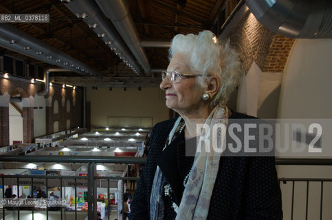 Italian senator and Shoah survivor Liliana Segre at Bookpride. Milan, March 16th, 2019. La senatrice e sopravvissuta della Shoah Liliana Segre a Bookpride. Milano, 16 marzo 2019 ©Marina Leone/Rosebud2