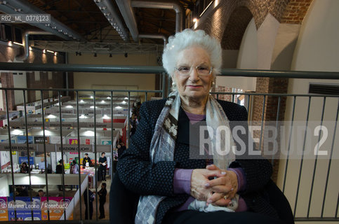 Italian senator and Shoah survivor Liliana Segre at Bookpride. Milan, March 16th, 2019. La senatrice e sopravvissuta della Shoah Liliana Segre a Bookpride. Milano, 16 marzo 2019 ©Marina Leone/Rosebud2