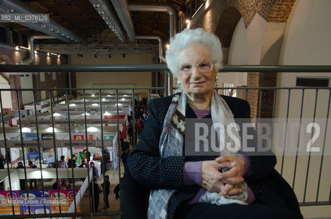 Italian senator and Shoah survivor Liliana Segre at Bookpride. Milan, March 16th, 2019. La senatrice e sopravvissuta della Shoah Liliana Segre a Bookpride. Milano, 16 marzo 2019 ©Marina Leone/Rosebud2