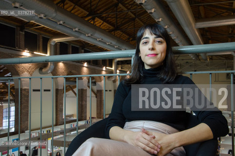 La scrittrice italiana Claudia Durastanti a Bookpride. Milano, 17 mrazo 2019 Italian writer Claudia Durastanti attends Bookpride. Milan, March 17th, 2019 ©Marina Leone/Rosebud2