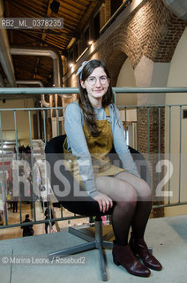 Italian writer Loreta Minutilli attends Bookpride. Milan, March 17th, 2019. La scrittrice italiana Loreta Minutilli partecipa a Bookpride. Milano, 17 Marzo 2019 ©Marina Leone/Rosebud2