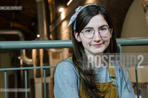 Italian writer Loreta Minutilli attends Bookpride. Milan, March 17th, 2019. La scrittrice italiana Loreta Minutilli partecipa a Bookpride. Milano, 17 Marzo 2019 ©Marina Leone/Rosebud2