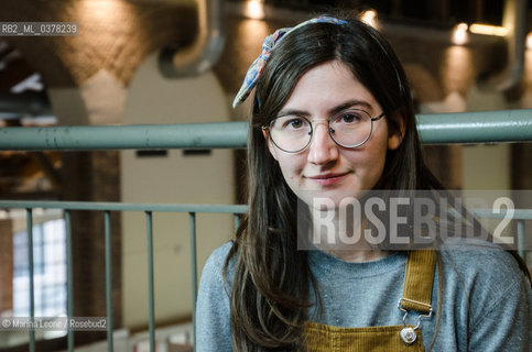 Italian writer Loreta Minutilli attends Bookpride. Milan, March 17th, 2019. La scrittrice italiana Loreta Minutilli partecipa a Bookpride. Milano, 17 Marzo 2019 ©Marina Leone/Rosebud2