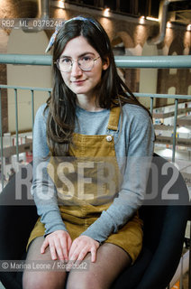 Italian writer Loreta Minutilli attends Bookpride. Milan, March 17th, 2019. La scrittrice italiana Loreta Minutilli partecipa a Bookpride. Milano, 17 Marzo 2019 ©Marina Leone/Rosebud2