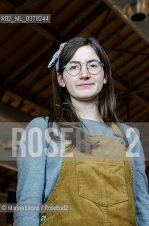 Italian writer Loreta Minutilli attends Bookpride. Milan, March 17th, 2019. La scrittrice italiana Loreta Minutilli partecipa a Bookpride. Milano, 17 Marzo 2019 ©Marina Leone/Rosebud2