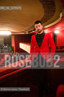 Syrian dancer Ahmad Joudeh attends WondySono award at Teatro Manzoni in Milano. March 18th, 2019 Il ballerino siriano Ahmad Joudeh al premio Wondy Sono Io  al Teatro Manzoni. Milano, 18 marzo 2019. ©Marina Leone/Rosebud2