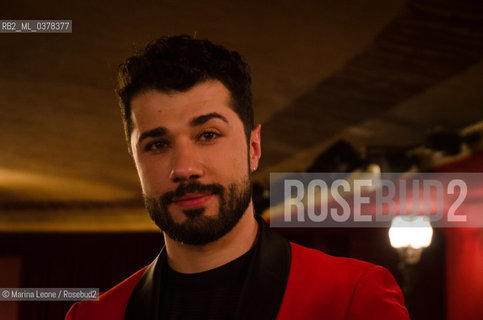 Syrian dancer Ahmad Joudeh attends WondySono award at Teatro Manzoni in Milano. March 18th, 2019 Il ballerino siriano Ahmad Joudeh al premio Wondy Sono Io  al Teatro Manzoni. Milano, 18 marzo 2019. ©Marina Leone/Rosebud2