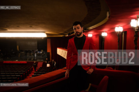 Syrian dancer Ahmad Joudeh attends WondySono award at Teatro Manzoni in Milano. March 18th, 2019 Il ballerino siriano Ahmad Joudeh al premio Wondy Sono Io  al Teatro Manzoni. Milano, 18 marzo 2019. ©Marina Leone/Rosebud2