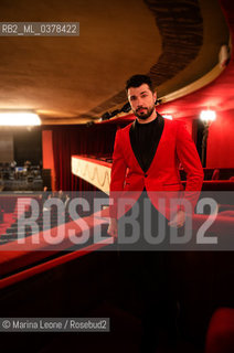 Syrian dancer Ahmad Joudeh attends WondySono award at Teatro Manzoni in Milano. March 18th, 2019 Il ballerino siriano Ahmad Joudeh al premio Wondy Sono Io  al Teatro Manzoni. Milano, 18 marzo 2019. ©Marina Leone/Rosebud2