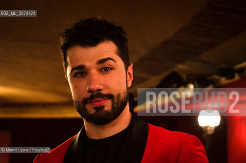 Syrian dancer Ahmad Joudeh attends WondySono award at Teatro Manzoni in Milano. March 18th, 2019 Il ballerino siriano Ahmad Joudeh al premio Wondy Sono Io  al Teatro Manzoni. Milano, 18 marzo 2019. ©Marina Leone/Rosebud2