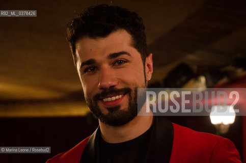 Syrian dancer Ahmad Joudeh attends WondySono award at Teatro Manzoni in Milano. March 18th, 2019 Il ballerino siriano Ahmad Joudeh al premio Wondy Sono Io  al Teatro Manzoni. Milano, 18 marzo 2019. ©Marina Leone/Rosebud2