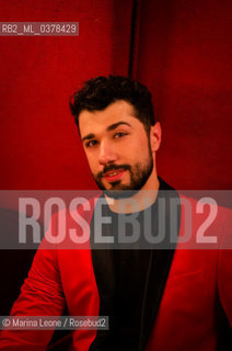 Syrian dancer Ahmad Joudeh attends WondySono award at Teatro Manzoni in Milano. March 18th, 2019 Il ballerino siriano Ahmad Joudeh al premio Wondy Sono Io  al Teatro Manzoni. Milano, 18 marzo 2019. ©Marina Leone/Rosebud2