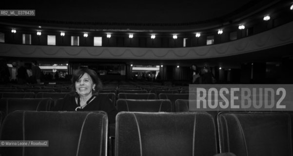 Italian writer Ritanna Armeni attends Wondy Sono Io award at Teatro Manzoni. Milano, March 18th, 2019 La scrittrice italiana Ritanna Armeni partecipa al premio letterario Wondy Sono Io al Teatro Manzoni. Milano, 18 marzo 2019. ©Marina Leone/Rosebud2