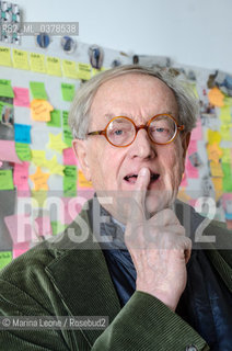 Romano Montroni, teacher at Scuola per Librai Umberto e Elisabetta Mauri in Milano. March 25th, 2019 Romano Montroni, insegnante alla Scuola per Librai Umberto e Elisabetta Mauri. Milano, 25 Marzo 2019 ©Marina Leone/Rosebud2