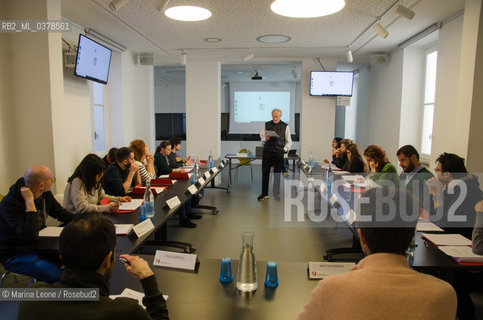 Classes for bookseller at Scuola per Librai Umberto e Elisabetta Mauri. Milan, March 25th, 2019 Momenti di lezione alla Scuola per Librai Umberto e Elisabetta Mauri. Milano, 25 Marzo 2019 ©Marina Leone/Rosebud2