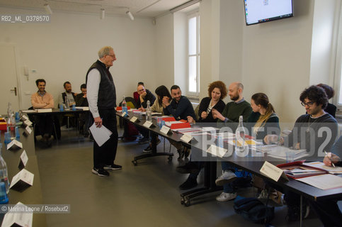 Classes for bookseller at Scuola per Librai Umberto e Elisabetta Mauri. Milan, March 25th, 2019 Momenti di lezione alla Scuola per Librai Umberto e Elisabetta Mauri. Milano, 25 Marzo 2019 ©Marina Leone/Rosebud2