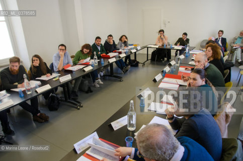 Classes for bookseller at Scuola per Librai Umberto e Elisabetta Mauri. Milan, March 25th, 2019 Momenti di lezione alla Scuola per Librai Umberto e Elisabetta Mauri. Milano, 25 Marzo 2019 ©Marina Leone/Rosebud2