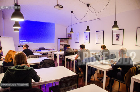 Open day alla Scuola di scrittura Belleville di Milano. 3 aprile 2019 Open day at Belleville writing school in MIlano, 3 aprile 2019 ©Marina Leone/Rosebud2