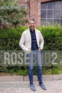 Lo chef Italiano Andrea Berton in posa alla Fabbrica del Vapore in occasione di Cibo a Regola dArte. Milano, 17 maggio 2019 Italian chef Andrea Berton poses at Fabbrica del Vapore for Cibo a Regola dArte event. Milan, May 17th, 2019 ©Marina Leone/Rosebud2