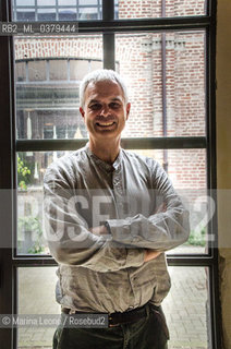 Lo chef Italiano Pietro Leeman in posa alla Fabbrica del Vapore in occasione di Cibo a Regola dArte. Milano, 17 maggio 2019 Italian chef Pietro Leeman poses at Fabbrica del Vapore for Cibo a Regola dArte event. Milan, May 17th, 2019 ©Marina Leone/Rosebud2