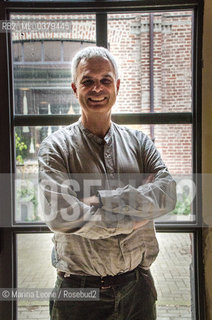 Lo chef Italiano Pietro Leeman in posa alla Fabbrica del Vapore in occasione di Cibo a Regola dArte. Milano, 17 maggio 2019 Italian chef Pietro Leeman poses at Fabbrica del Vapore for Cibo a Regola dArte event. Milan, May 17th, 2019 ©Marina Leone/Rosebud2