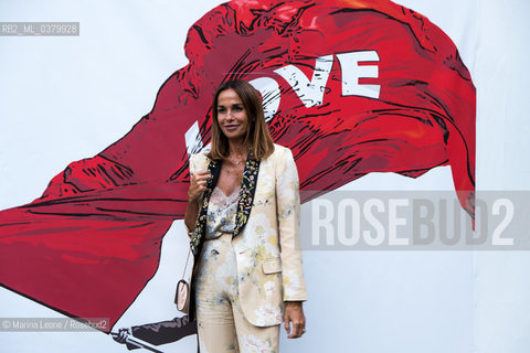 La giornalista Cristina Parodi al Festival Fuoricinema Fuoriserie, presso il cinema Anteo. Milano, 20 giugno 2019 Journalist Cristina Parodi attends Fuoricinema Fuoriserie Festival at Anteo cinema. Milan, June 20th, 2019 ©Marina Leone/Rosebud2