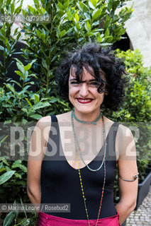 La scrittrice Enrica Tesio al Festival Fuoricinema Fuoriserie, presso il cinema Anteo. Milano, 20 giugno 2019 Writer Enrica Tesio attends Fuoricinema Fuoriserie Festival at Anteo cinema. Milan, June 20th, 2019 ©Marina Leone/Rosebud2