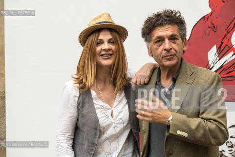 Italian actor Ninni Bruschetta and actress Marina Massironi attend Fuoricinema Festival at Anteo cinema. Milan, June 21st, 2019 Lattore italiano Ninni Bruschetta con Marina Massironi al Festival Fuoricinema al cinema Anteo. Milano, 21 giugno 2019 ©Marina Leone/Rosebud2