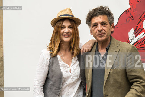 Italian actor Ninni Bruschetta and actress Marina Massironi attend Fuoricinema Festival at Anteo cinema. Milan, June 21st, 2019 Lattore italiano Ninni Bruschetta con Marina Massironi al Festival Fuoricinema al cinema Anteo. Milano, 21 giugno 2019 ©Marina Leone/Rosebud2