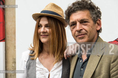 Italian actor Ninni Bruschetta and actress Marina Massironi attend Fuoricinema Festival at Anteo cinema. Milan, June 21st, 2019 Lattore italiano Ninni Bruschetta con Marina Massironi al Festival Fuoricinema al cinema Anteo. Milano, 21 giugno 2019 ©Marina Leone/Rosebud2