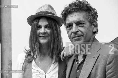 Italian actor Ninni Bruschetta and actress Marina Massironi attend Fuoricinema Festival at Anteo cinema. Milan, June 21st, 2019 Lattore italiano Ninni Bruschetta con Marina Massironi al Festival Fuoricinema al cinema Anteo. Milano, 21 giugno 2019 ©Marina Leone/Rosebud2