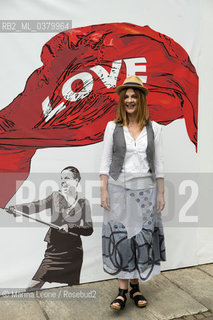 Lattrice italiana Marina Massironi al Fuoricinema Festival al cinema Anteo. Milano, 21 giugno 2019 Italian actress Marina Massironi attends Fuoricinema Festival at Anteo cinema. Milan, June 21st, 2019 ©Marina Leone/Rosebud2