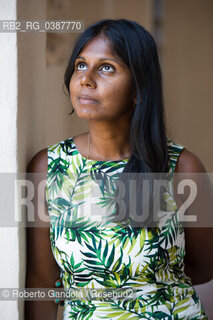 Nadeesha Uyangoda , Mantua Festival Letteratura, 09/09/2021, writer.Nadeesha Uyangoda , Mantova Festival Letteratura, 09/09/2021, scrittrice ©Roberto Gandola/Rosebud2