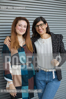 Elisabetta e Federica Pennacchioni , Turin, Salone del Libro 2021, 17/10/2021, writer.Elisabetta e Federica Pennacchioni , Torino Salone del Libro 2021, 17/10/2021, scrittrice, ©Roberto Gandola/Rosebud2