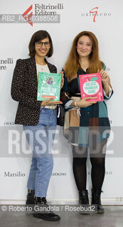 Elisabetta e Federica Pennacchioni , Turin, Salone del Libro 2021, 17/10/2021, writer.Elisabetta e Federica Pennacchioni , Torino Salone del Libro 2021, 17/10/2021, scrittrice, ©Roberto Gandola/Rosebud2