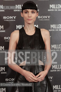 09-01-2012 Rome.Photocall of the film Millennium Uomini che odiano le donne.In the photo actress Rooney Mara ©Cosima Scavolini/Rosebud2