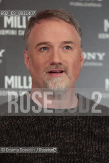 09-01-2012 Rome.Photocall of the film Millennium Uomini che odiano le donne.In the photo  director David Fincher ©Cosima Scavolini/Rosebud2