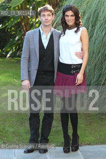 09-01-2012 Rome.Photocall of the Rai tv film Anita.In the photo  actor Giorgio Pasotti and actress Valeria Solarino ©Cosima Scavolini/Rosebud2