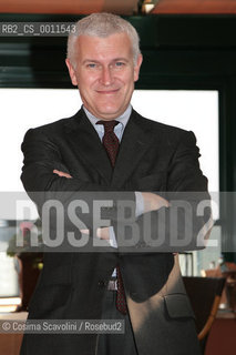 2008 Rome.Journalist Maurizio Belpietro.. ©Cosima Scavolini/Rosebud2