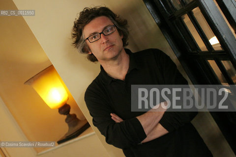 2006 Rome.French philosopher and writer Michel Onfray.. ©Cosima Scavolini/Rosebud2