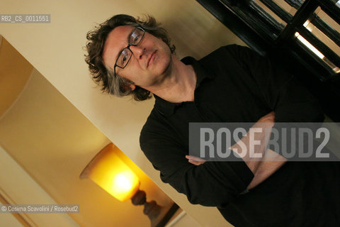 2006 Rome.French philosopher and writer Michel Onfray.. ©Cosima Scavolini/Rosebud2