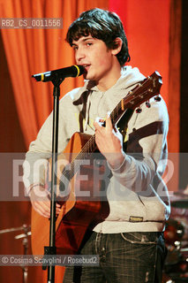 2010 Rome.Singer Pierdavide Carone.. ©Cosima Scavolini/Rosebud2