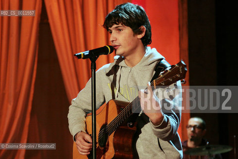 2010 Rome.Singer Pierdavide Carone.. ©Cosima Scavolini/Rosebud2