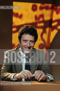 2010 Rome.Journalist Pietrangelo Buttafuoco.. ©Cosima Scavolini/Rosebud2