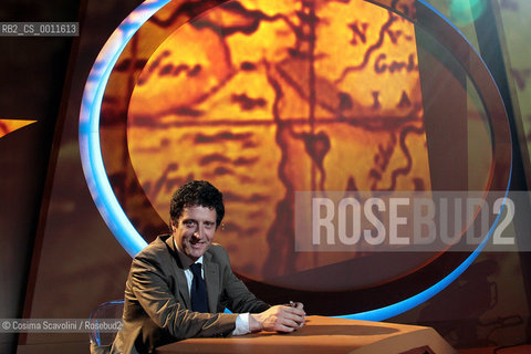 2010 Rome.Journalist Pietrangelo Buttafuoco.. ©Cosima Scavolini/Rosebud2