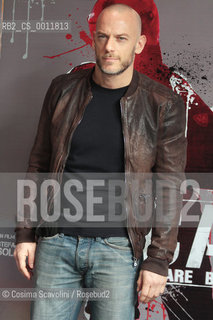 23-01-2012.Photocall of the film Acab All Coops Are Bastards.In the photo  actor Filippo Nigro.. ©Cosima Scavolini/Rosebud2