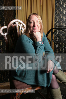 01-02-2012 Rome.Irish novelist Jane Harris presents her latest novel I Gillespie in Rome.In the photo writer Jane Harris.. ©Cosima Scavolini/Rosebud2