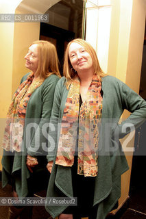 01-02-2012 Rome.Irish novelist Jane Harris presents her latest novel I Gillespie in Rome.In the photo writer Jane Harris.. ©Cosima Scavolini/Rosebud2