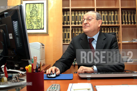 03-02-2012 Rome.Director of TG1 Alberto Maccari.In the photo Alberto Maccari.. ©Cosima Scavolini/Rosebud2